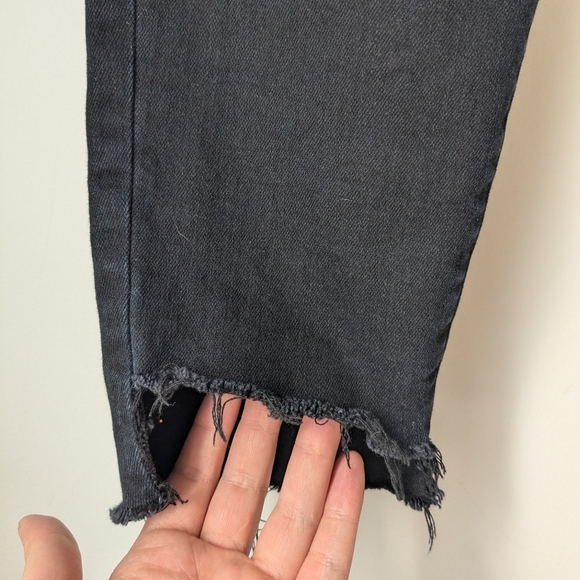 Current/Elliott Jeans High waist Stiletto Blueridge w/uneven cut hem - size 28 - Picture 2 of 6